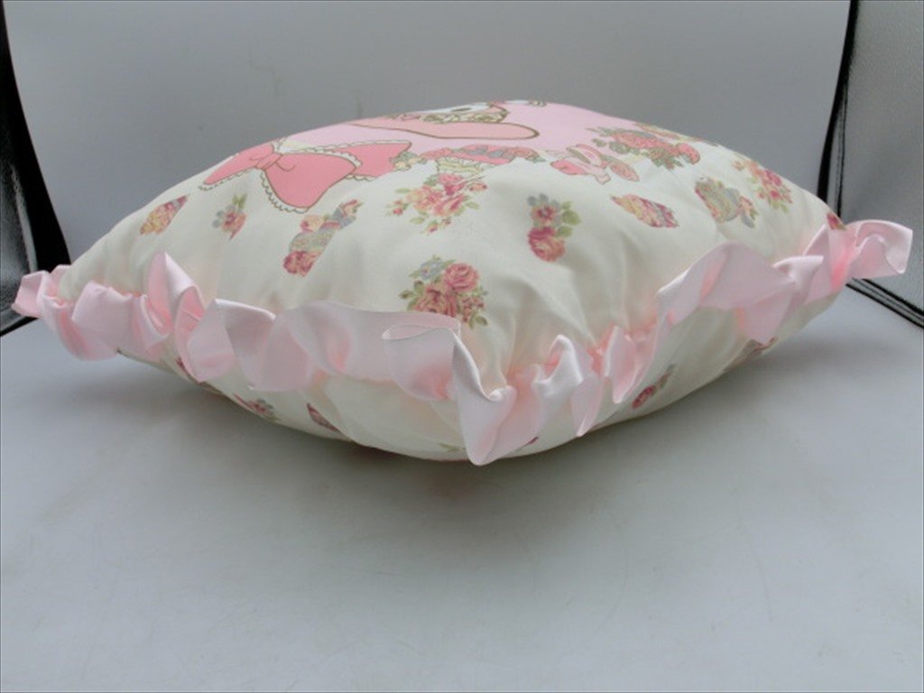 T【5s-31】【80サイズ】▲美品タグ付き/LIZ LISA リズリサ×サンリオ/日本限定 レース リボン マイメロディ クッション_画像4