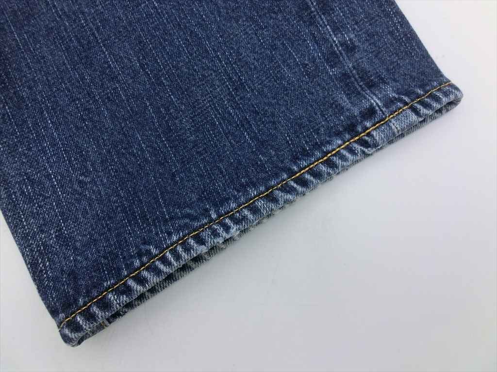 T【5r-09】【60サイズ】▲EBIS エビスジーンズ/デニム パンツ ボトムス/メンズ/32サイズ/ブルー系/※傷有_画像5