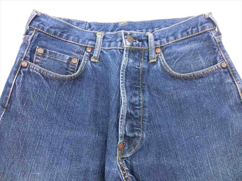 T【5r-09】【60サイズ】▲EBIS エビスジーンズ/デニム パンツ ボトムス/メンズ/32サイズ/ブルー系/※傷有_画像3