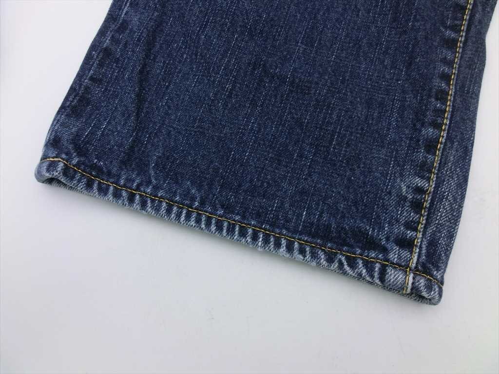 T【5r-09】【60サイズ】▲EBIS エビスジーンズ/デニム パンツ ボトムス/メンズ/32サイズ/ブルー系/※傷有_画像6