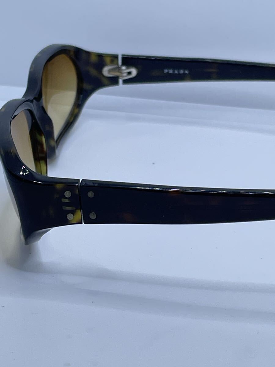 [ прекрасный товар ] Prada PRADA SPR10C панцирь черепахи рисунок квадратное солнцезащитные очки чай Brown солнцезащитные очки 