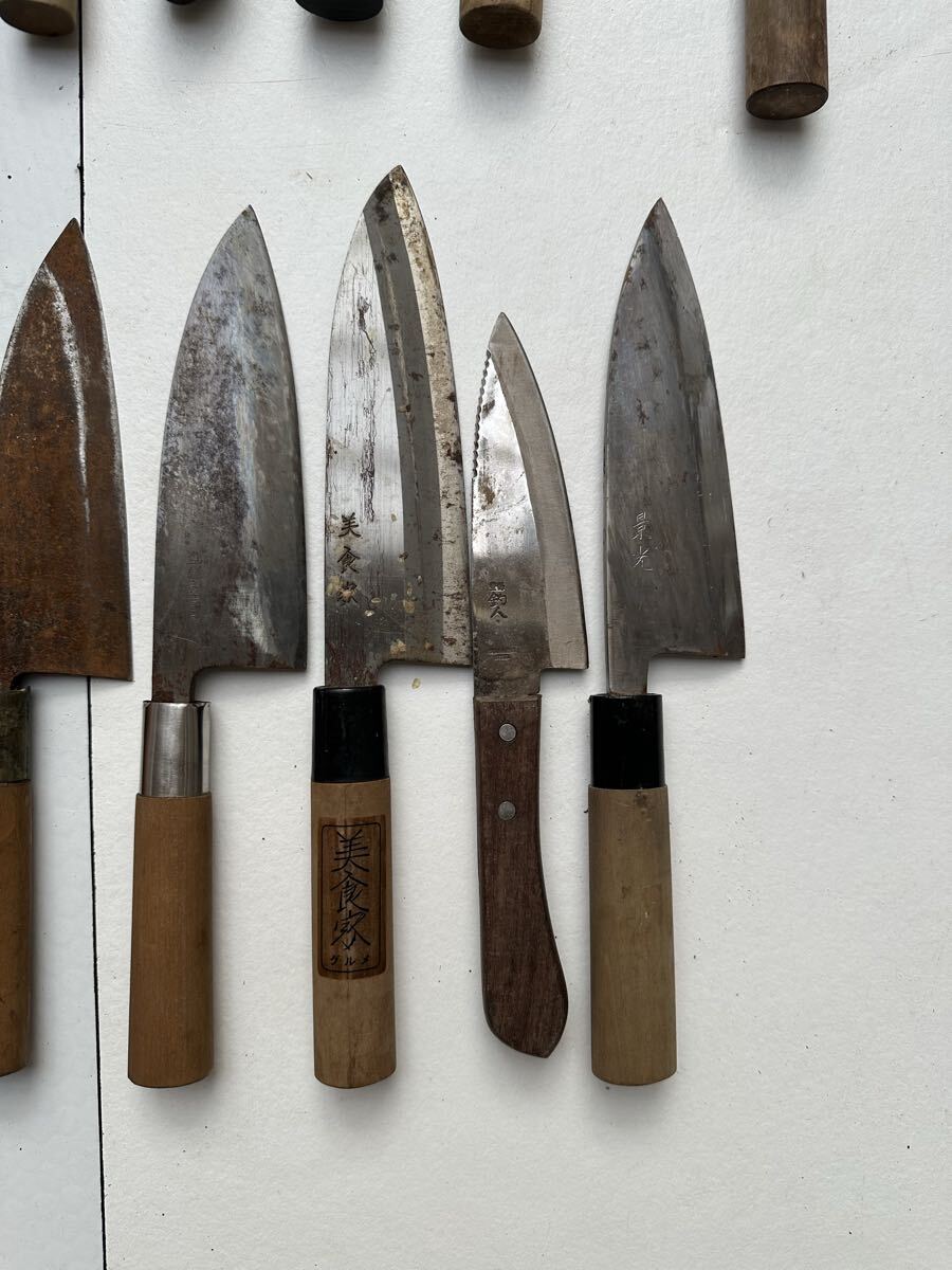  японский кухонный нож кухонный нож кухонный нож 19шт.@ совместно продавать 