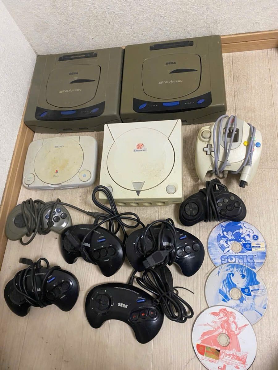 ゲーム機 セガサターン ドリームキャスト コントローラー ゲームまとめて売る_画像1