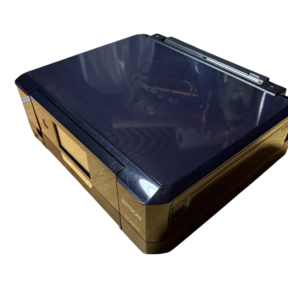 【通電確認済み】 EPSON エプソン EP-808AB ブラック インクジェットプリンター 複合機 A4_画像2