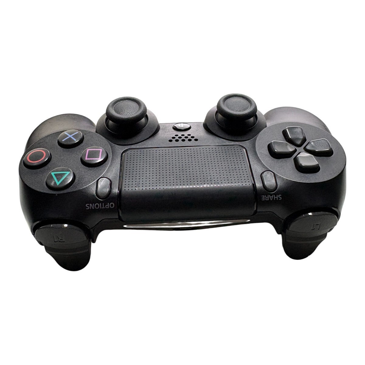 【動作確認済み】 PS4 純正 ワイヤレスコントローラー DUALSHOCK4 デュアルショック4 ジェット・ブラック_画像5