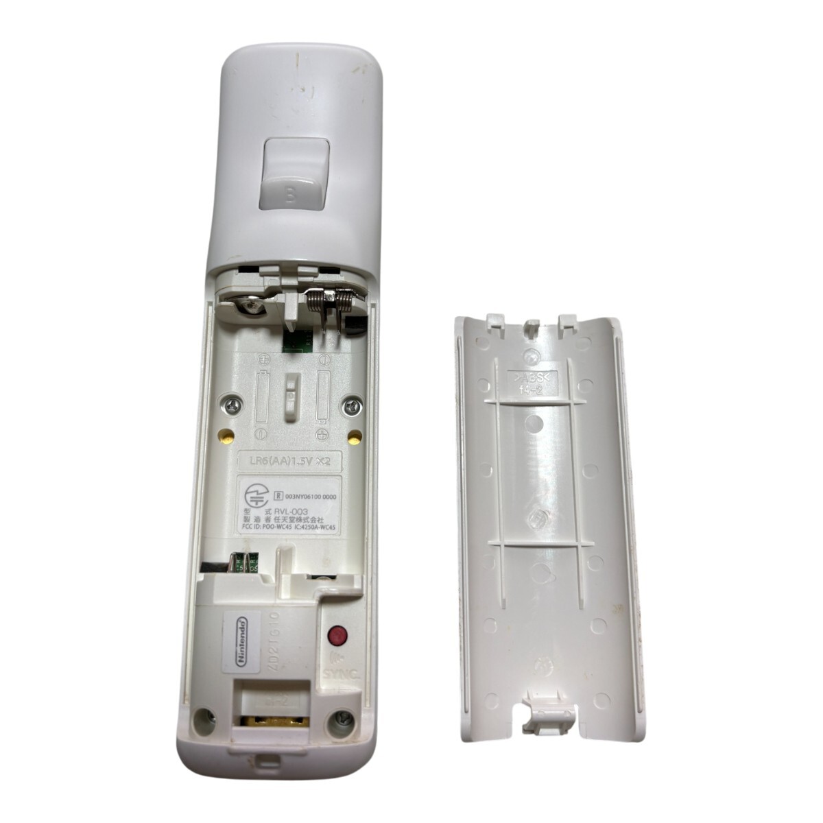 【動作確認済み】 任天堂 純正 Wiiリモコン RVL-003 ホワイト メンテナンス品_画像7