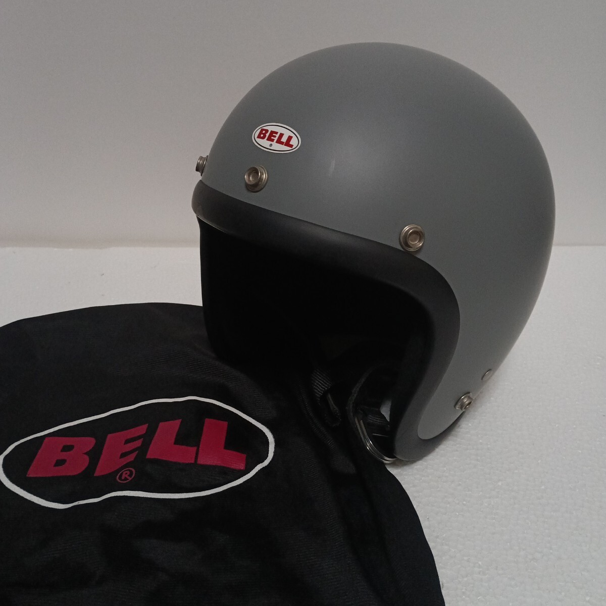 BELL ジェットヘルメット 美品 加工済み xlでも被れるサイズs 500-TXJ ハーレー 目深加工済み_画像1