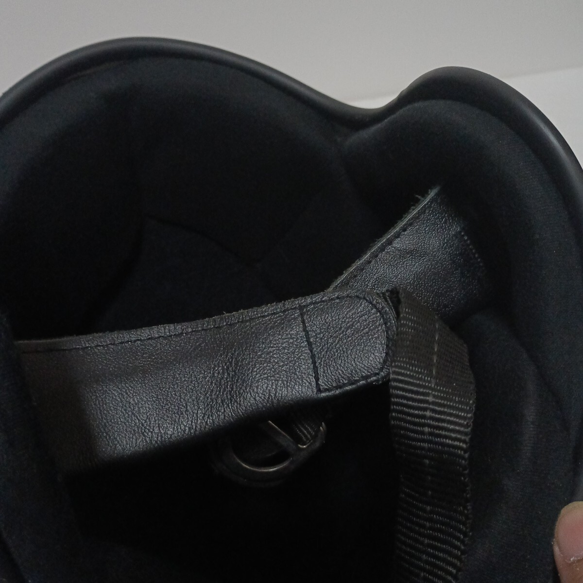 BELL ジェットヘルメット 美品 加工済み xlでも被れるサイズs 500-TXJ ハーレー 目深加工済み_画像7