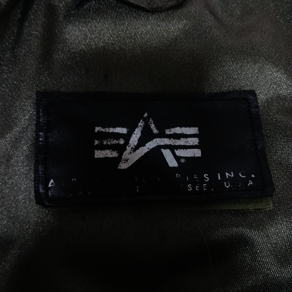 アルファ CWU-45 フライトジャケット ALPHA L カーキ レアカラー_画像9