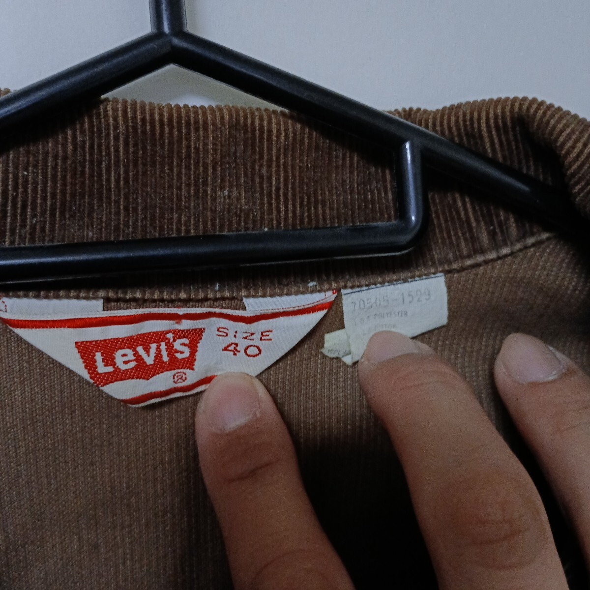 Levis リーバイス コーデュロイ ジャケット 茶 ブラウン USA製 ヴィンテージ　サイズ40　デニム_画像3