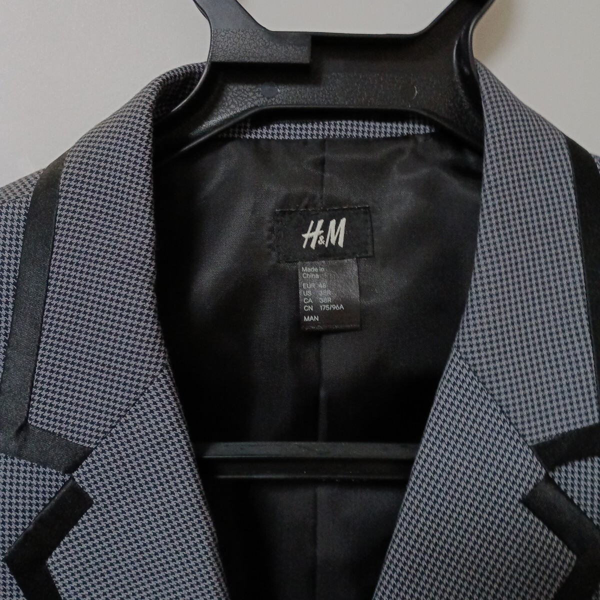 h&m テーラードジャケット グレー ZARA ザラ ジャケット_画像2