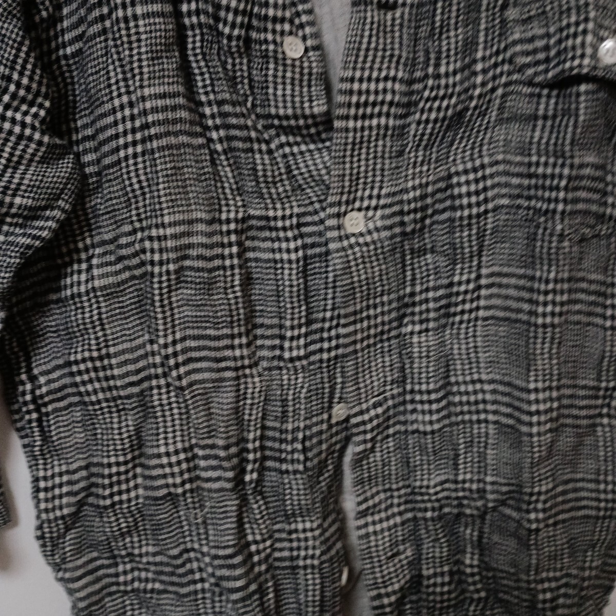 revolver リボルバー　チェック柄 7分長袖シャツ　44_画像3