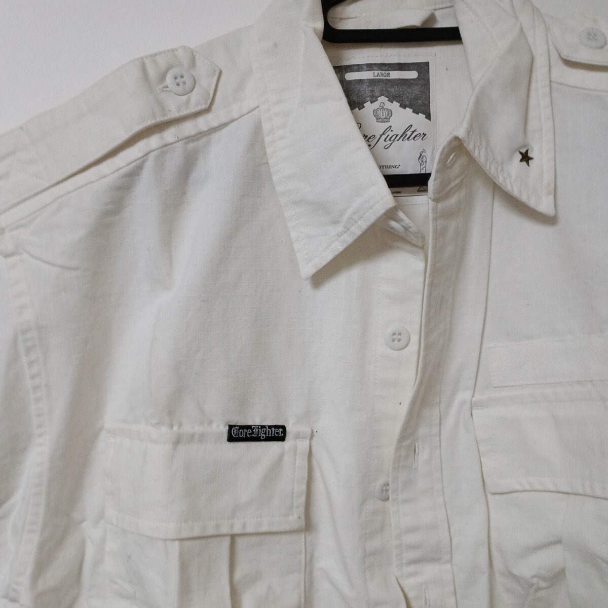 corefighter コアファイター シャツ ホワイト_画像2