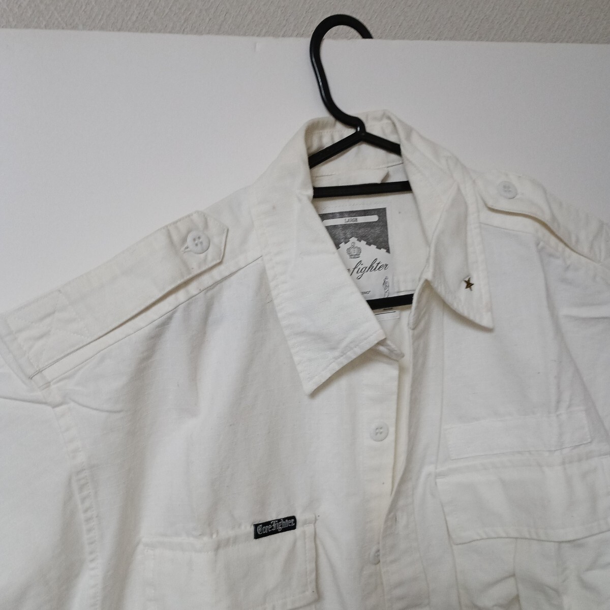 corefighter コアファイター シャツ ホワイト_画像3