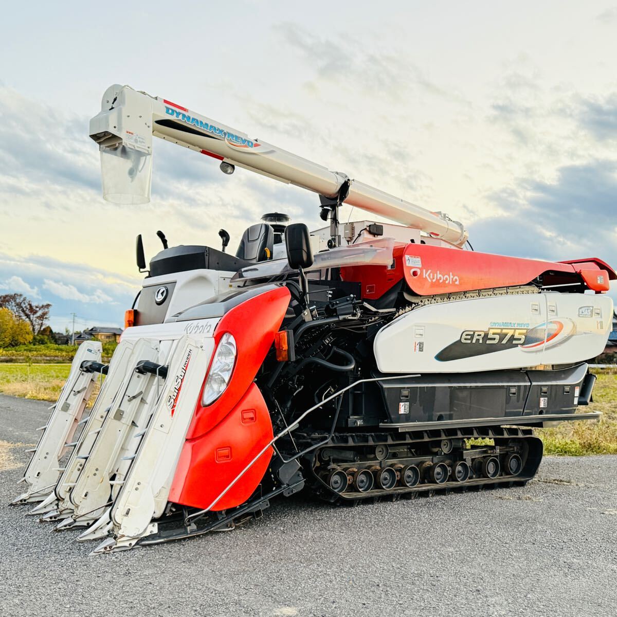 クボタコンバインER575☆276アワー☆5条刈☆75馬力☆4PC☆ER575-SD4MW2E☆デバイダー付き☆リモコンオーガ_画像1