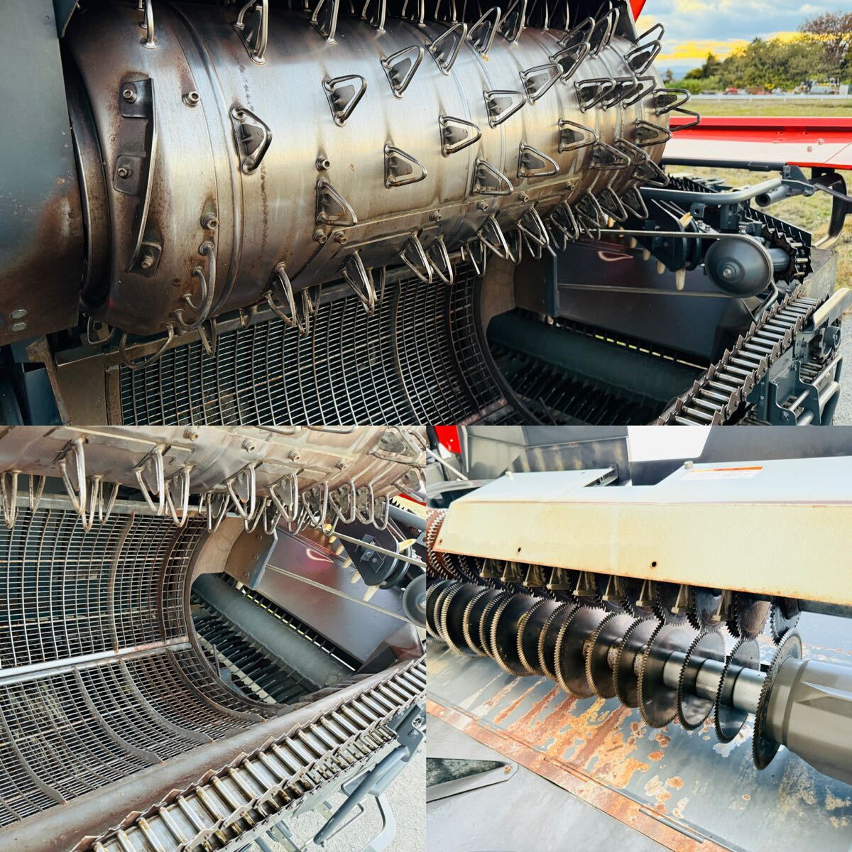 クボタコンバインER575☆276アワー☆5条刈☆75馬力☆4PC☆ER575-SD4MW2E☆デバイダー付き☆リモコンオーガ_画像8