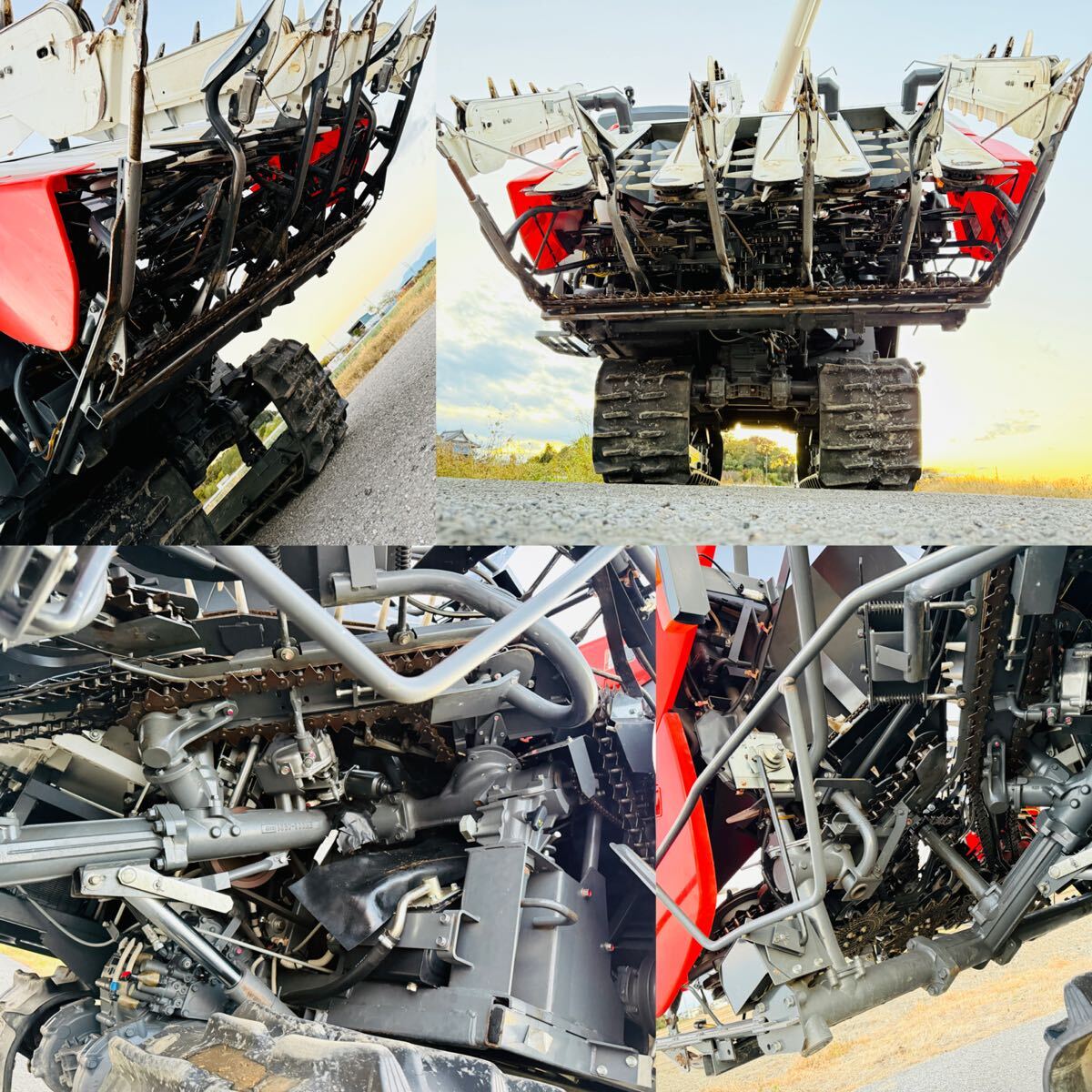 クボタコンバインER575☆276アワー☆5条刈☆75馬力☆4PC☆ER575-SD4MW2E☆デバイダー付き☆リモコンオーガ_画像9