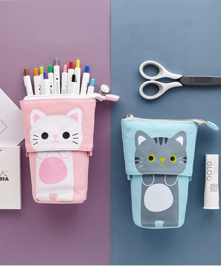 かわいい ペンケース ペン袋 筆袋 筆箱 収納バッグ 化粧ポーチ ピンク_画像6