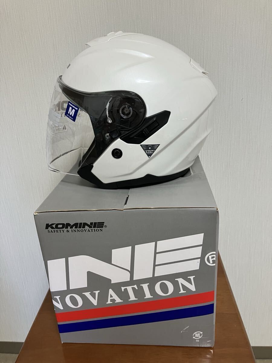 KOMINE( Komine ) HK-172 FL Composite FRP шлем PEARL WHITE( жемчужно-белый )M размер 