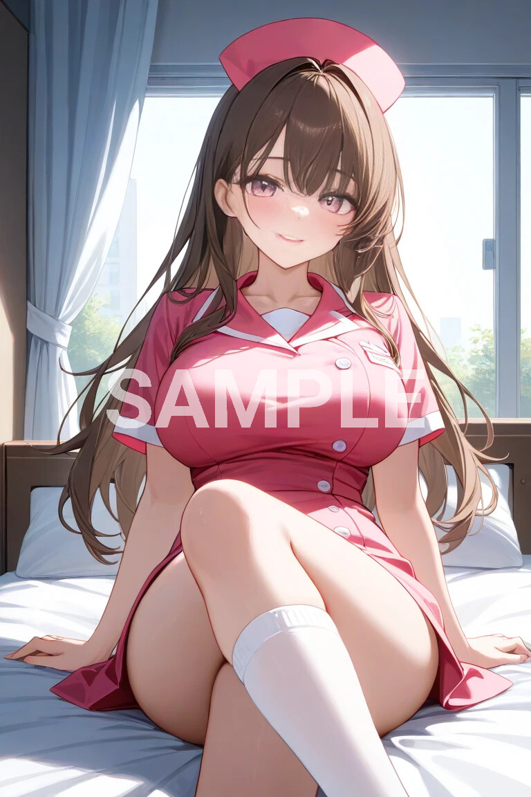 M0179 アートポスター オリジナル 一点物 A4 再出品無し 美女 アニメ ポスター イラスト AI 巨乳 美乳 グラビア コスプレ 高画質_画像1