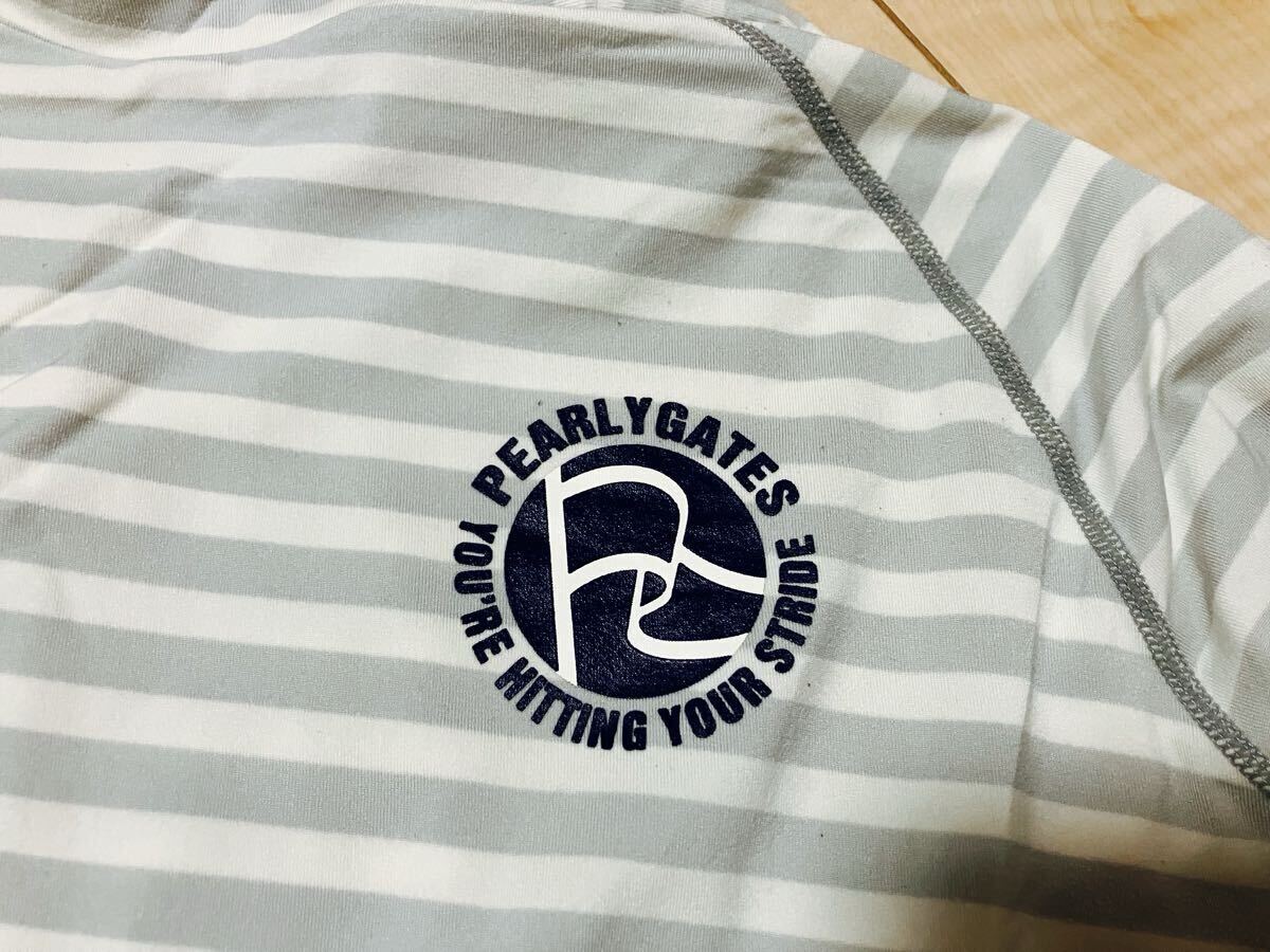 ■パーリーゲイツ ストレッチ モックネックシャツ 5 パーリーゲイツ PA_画像2