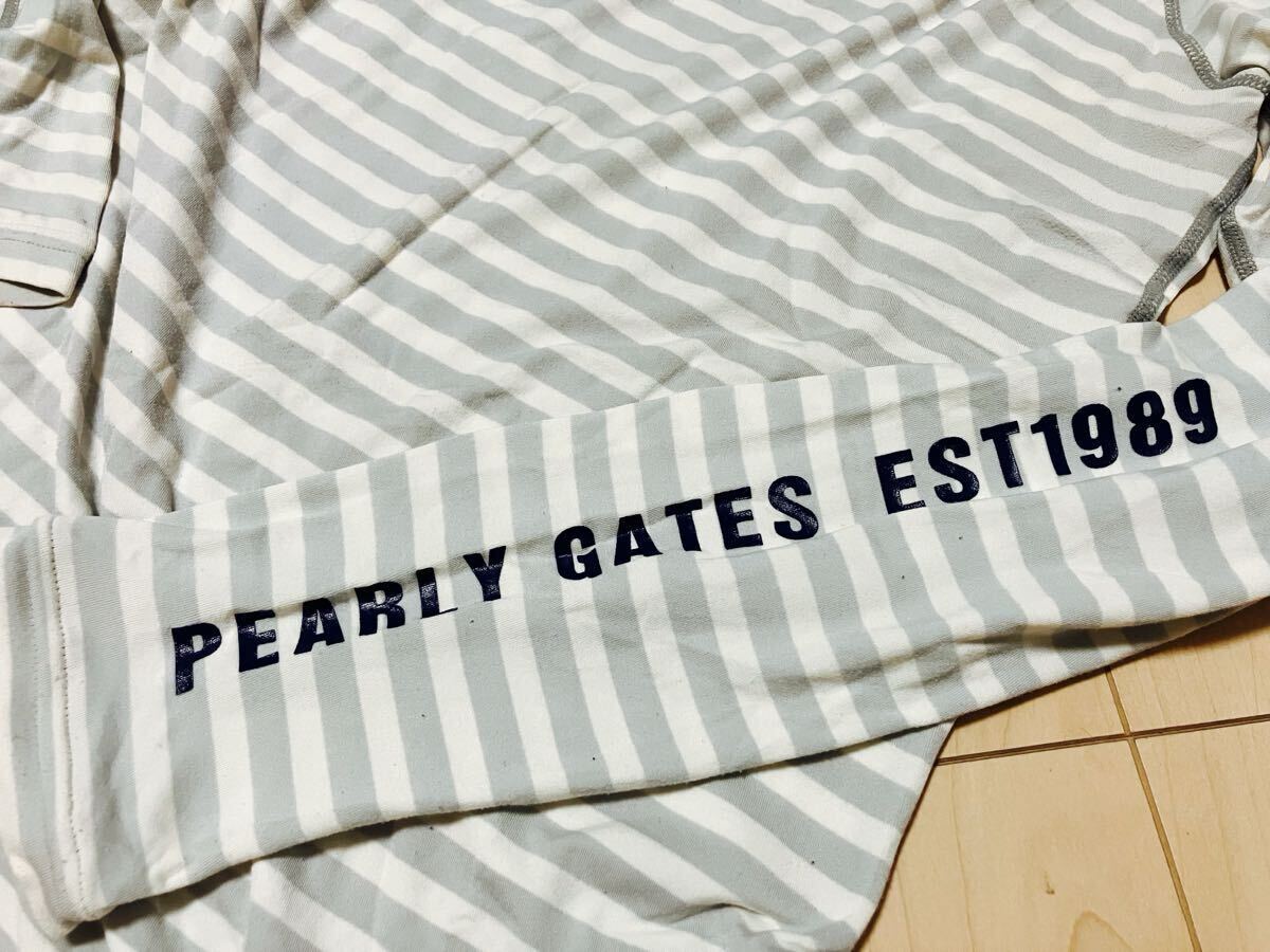 ■パーリーゲイツ ストレッチ モックネックシャツ 5 パーリーゲイツ PA_画像3