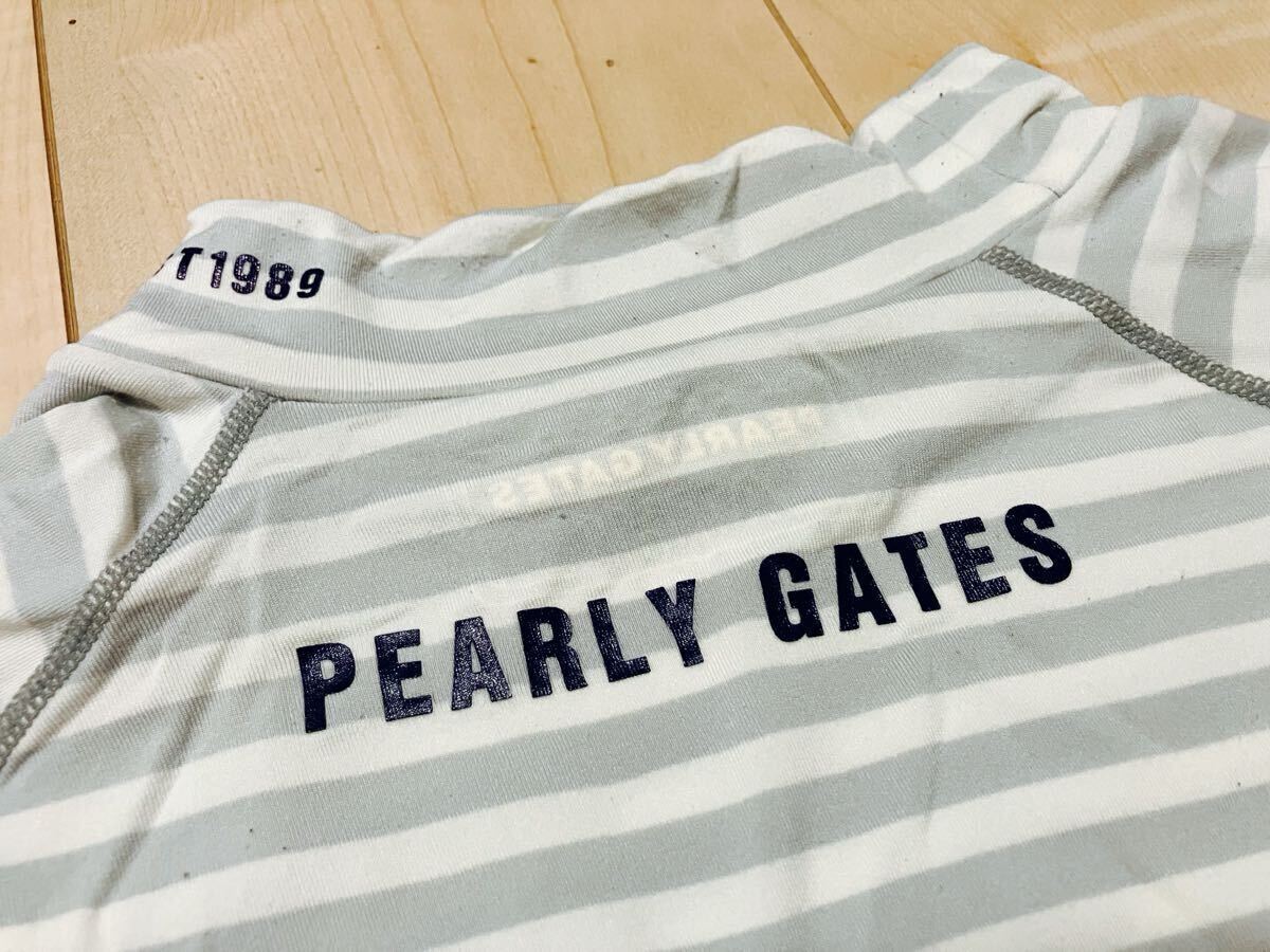 ■パーリーゲイツ ストレッチ モックネックシャツ 5 パーリーゲイツ PA_画像5