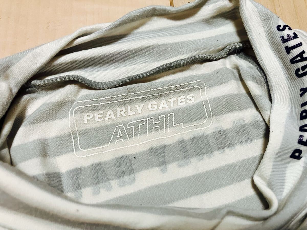 ■パーリーゲイツ ストレッチ モックネックシャツ 5 パーリーゲイツ PA_画像7