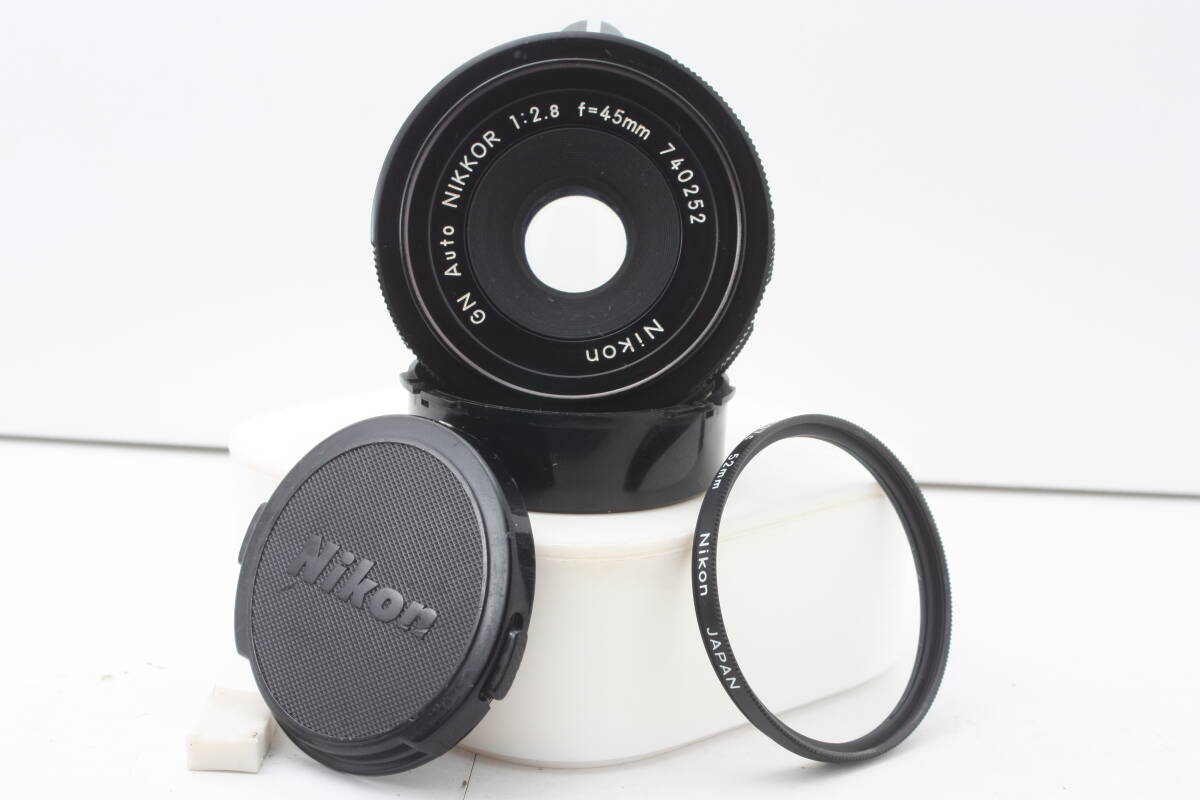 NIKON GN Auto NIKKOR 45mm F2.8パンケーキレンズ【極上美品】_画像1