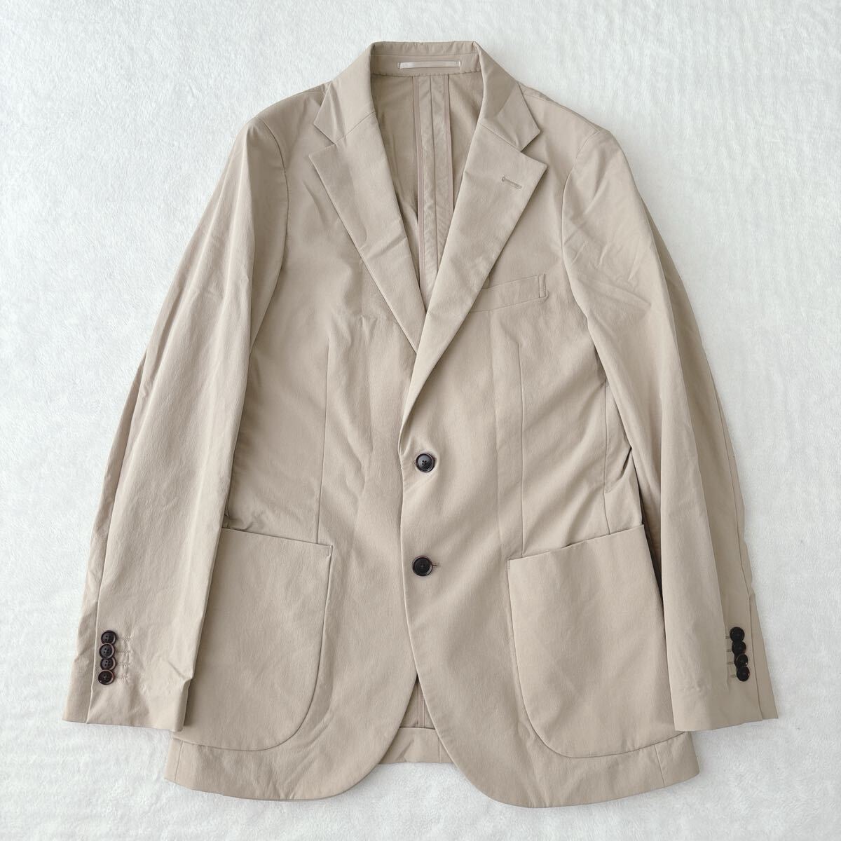 【美品】マスターバニーエディジョン　スーツ　セットアップ　ベージュ　2ボタン　MASTER BUNNY EDITION おしゃれ　ストレッチ性_画像2