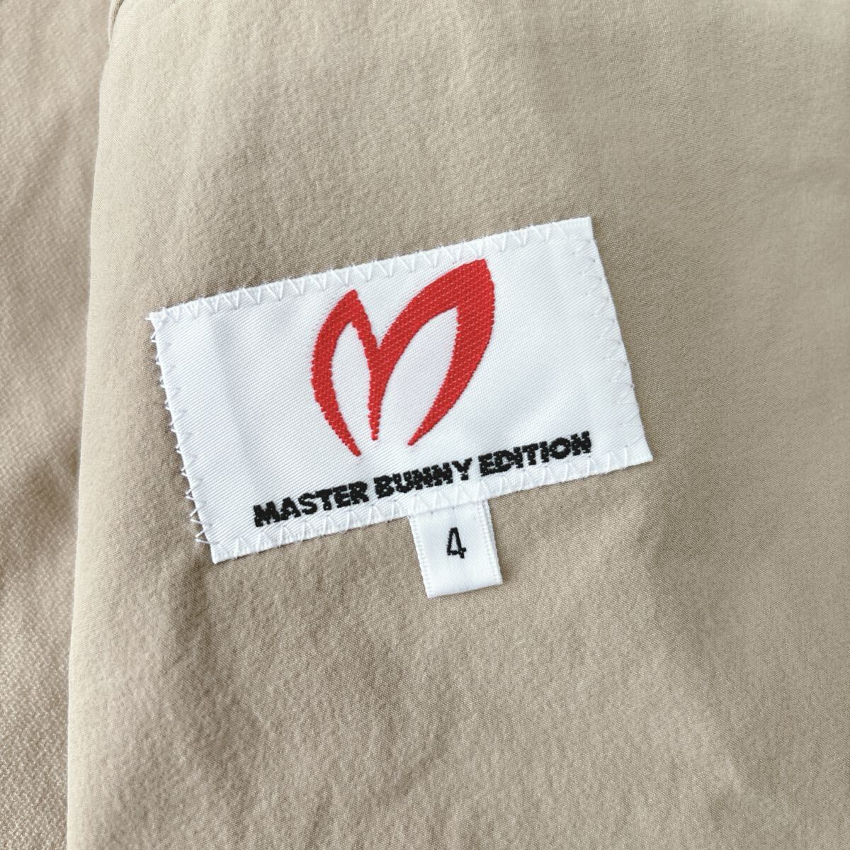 【美品】マスターバニーエディジョン　スーツ　セットアップ　ベージュ　2ボタン　MASTER BUNNY EDITION おしゃれ　ストレッチ性_画像7
