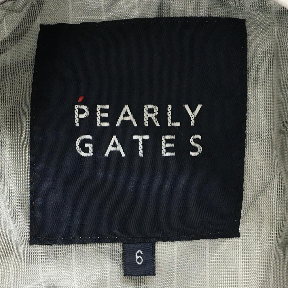 パーリーゲイツ ツインスニード 白×ネイビー 総柄 蓄熱裏地 FUTUREニコ ブルゾン メンズ 6(XL) ゴルフウェア PEARLY GATES_画像5