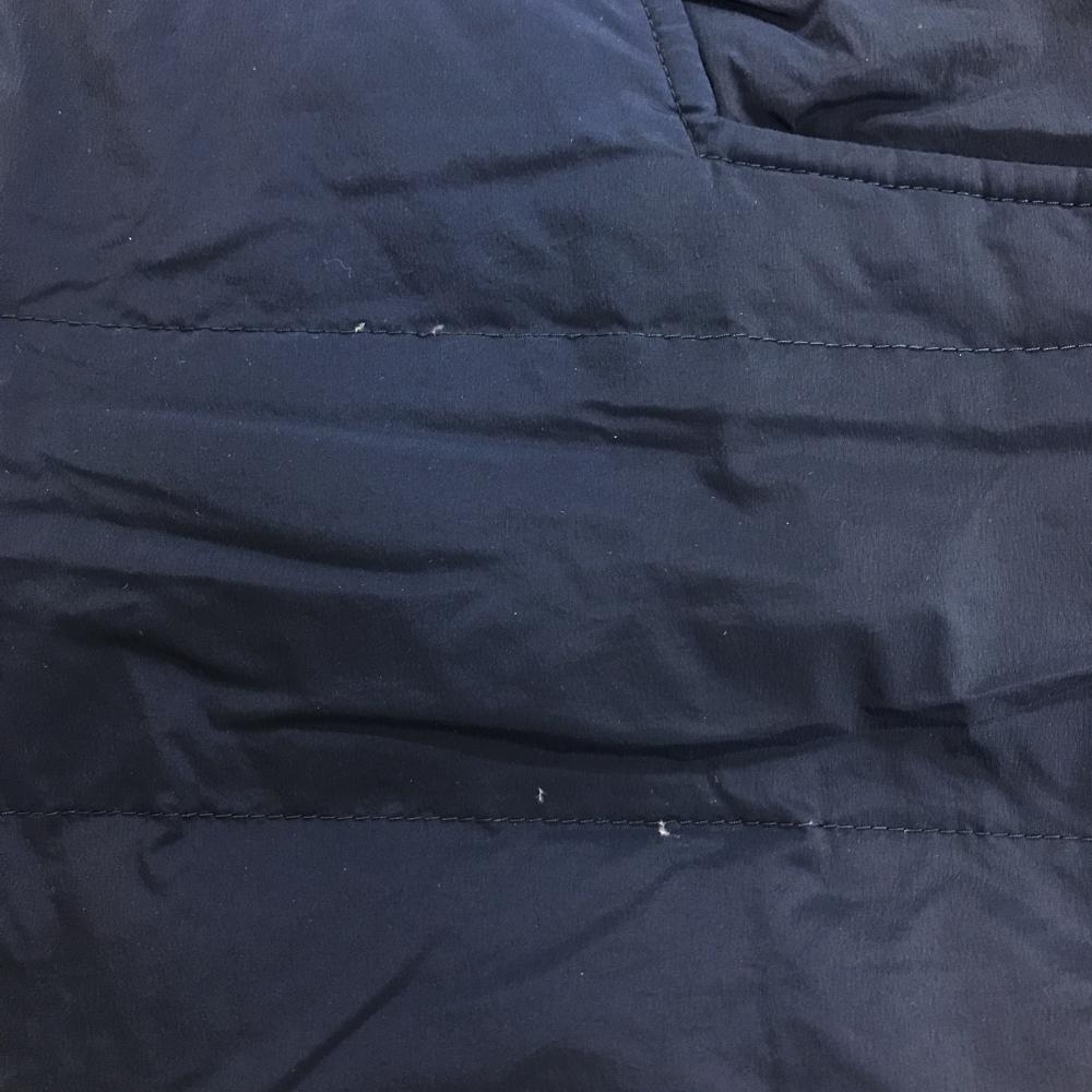 マンシングウェア ダウンワンピース ネイビー×黒 一部ダウン フード ロングジャケット レディース M ゴルフウェア Munsingwear_画像8