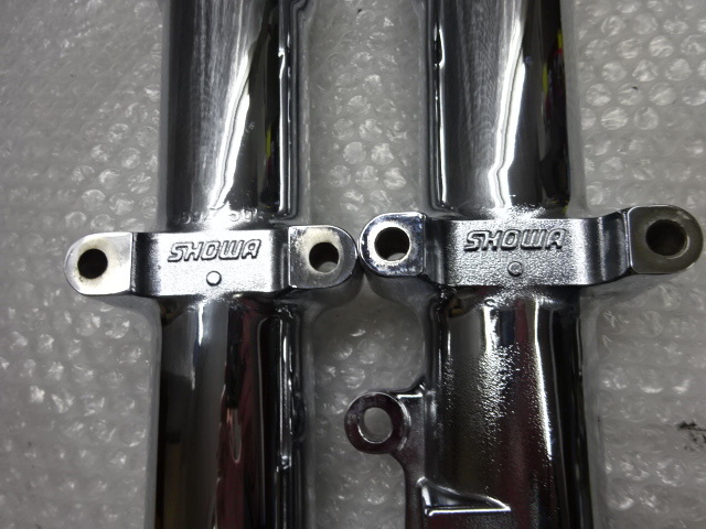 H-D純正OP FL系 ソフテイル フロント フォークスライダー クローム 検 ハーレー ツインカム FLSTC FLSTN FLSTF ヘリテイジ ファットボーイ_画像6