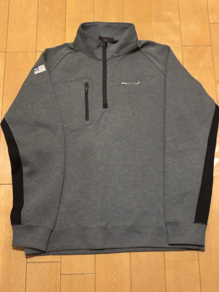 BRIEFING MENS WARM 3D LOGO HALF ZIP ブリーフィング ハーフジップ_画像1