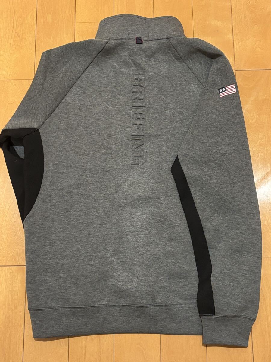 BRIEFING MENS WARM 3D LOGO HALF ZIP ブリーフィング ハーフジップ_画像4