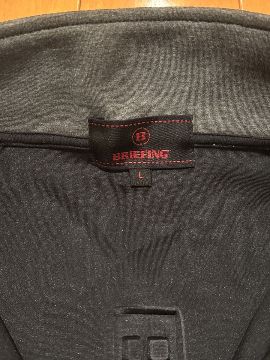 BRIEFING MENS WARM 3D LOGO HALF ZIP ブリーフィング ハーフジップ_画像6