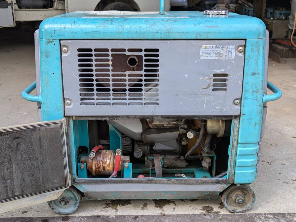 引き取り限定　デンヨー 発電溶接機 GAW-180ES ガソリンエンジン_画像6