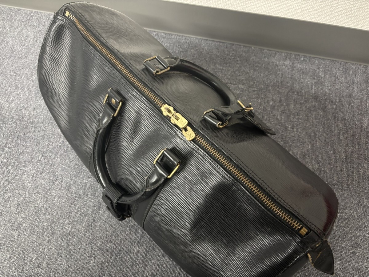 I40592052517 Louis Vuitton Louis Vuitton epi ключ poru45 M42972/VI8905 сумка "Boston bag" черный путешествие сумка текущее состояние товар б/у 