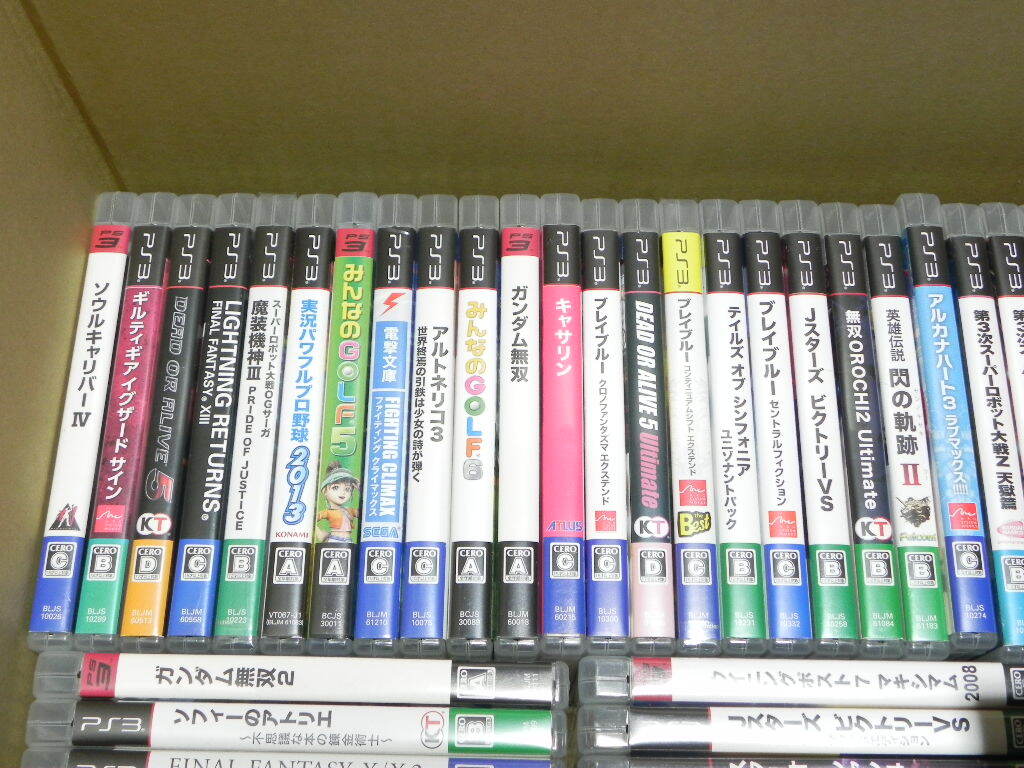 ジャンク PS3用ソフト 80本セット 魔装機神、アトリエなど 1円~_画像6
