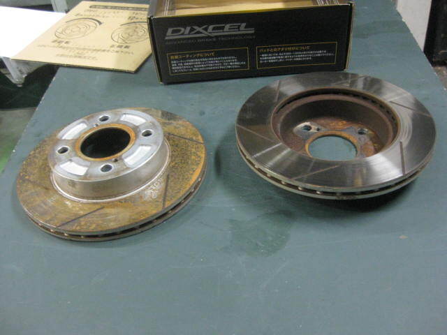 DIXCEL スリット ブレーキローター FS フロント アルトワークス HA36S　中古品　元箱あり_画像3