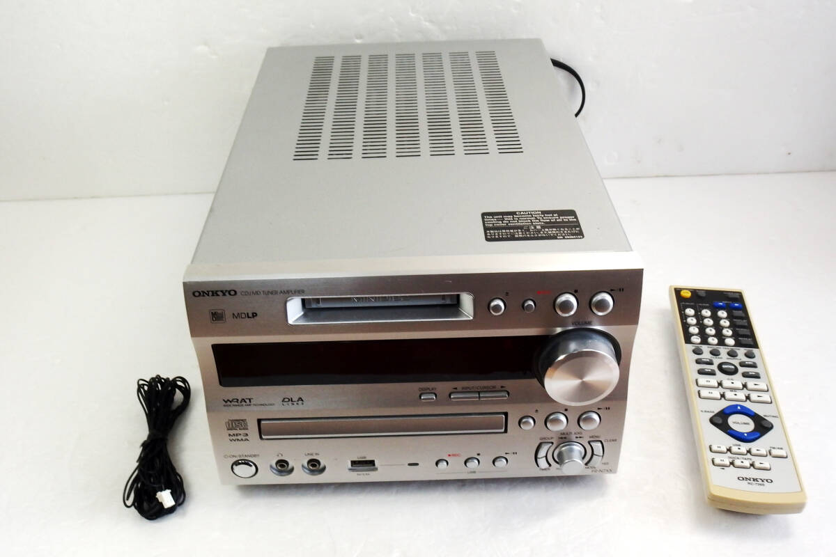 #ONKYO MD магнитола FR-N7XX корпус с дистанционным пультом простой проверка товар 