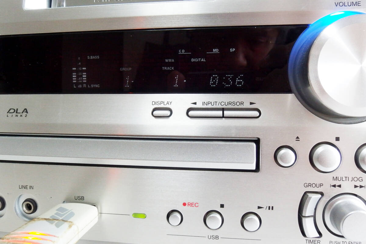#ONKYO MD магнитола FR-N7XX корпус с дистанционным пультом простой проверка товар 
