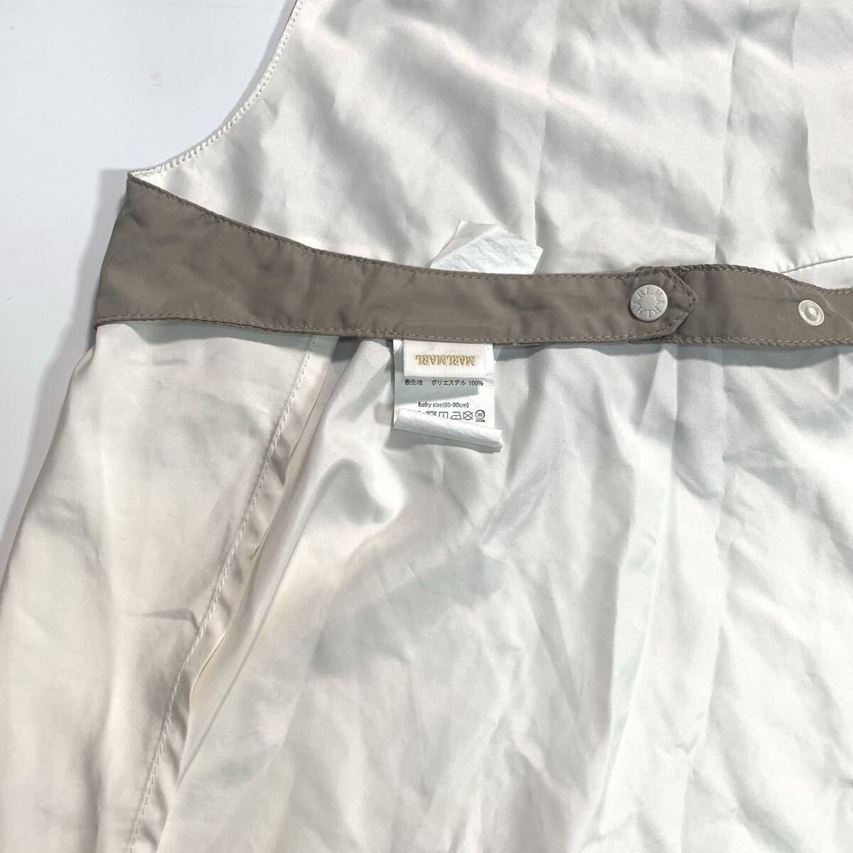 MARLMARLマールマール ジレベストデザイン 前掛け お食事エプロン スタイ よだれかけ 80-90cm ベビー服_画像3