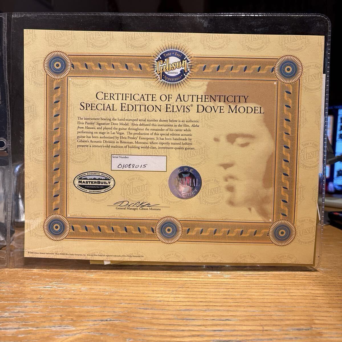 Gibson /Elvis Dove Ebony акустическая гитара