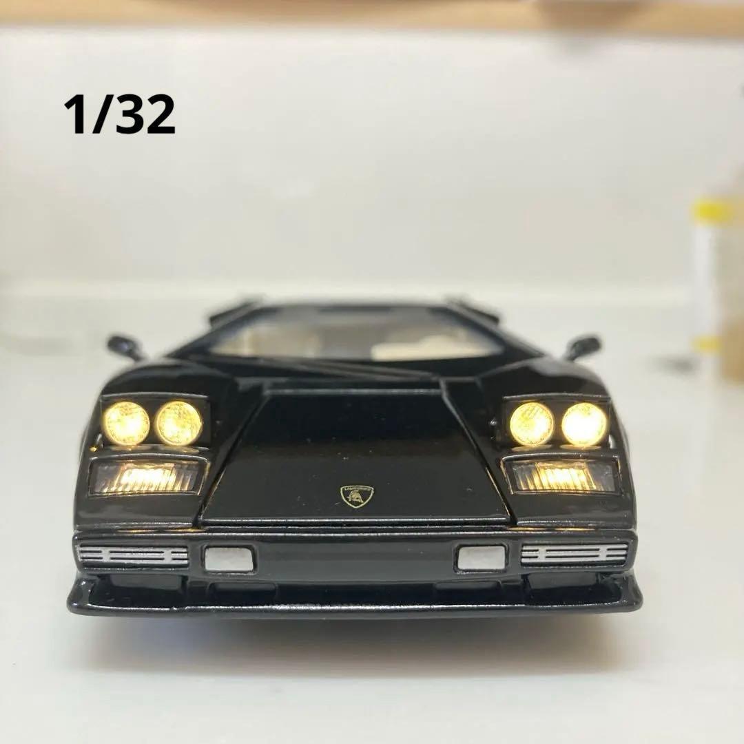1/32 ランボルギーニ カウンタック ミニカー Lamborghini 黒 ランボルギーニ スーパーカー 男の子　LP500　車　おもちゃ プレゼントにも　_画像2