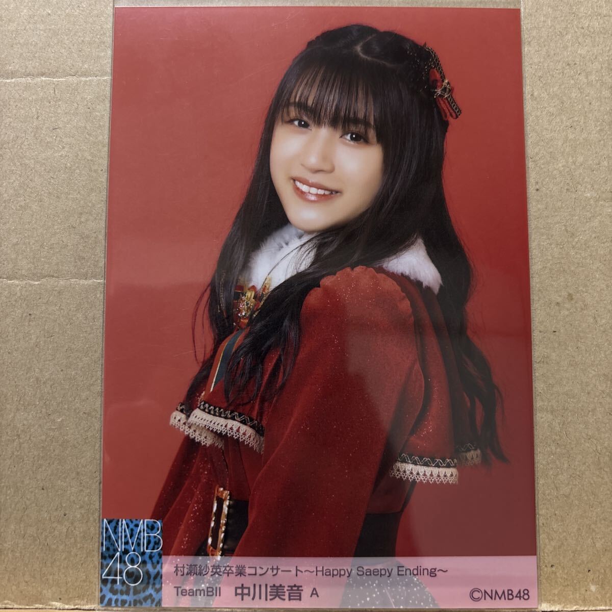 NMB48 村瀬紗英卒業コンサート 〜Happy Saepy Ending〜 生写真 中川美音 A_画像1