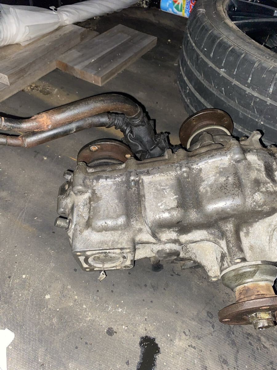 ジムニーja11 トランスファー　ダウンギア組み込み済み　ジールタイプC 2駆ロー加工済み　２本レバー _画像1