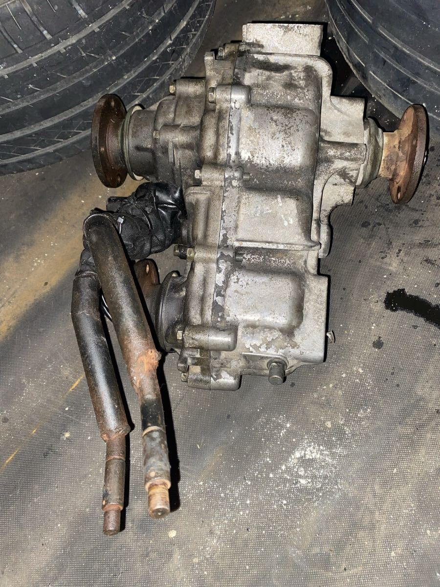 ジムニーja11 トランスファー　ダウンギア組み込み済み　ジールタイプC 2駆ロー加工済み　２本レバー _画像2