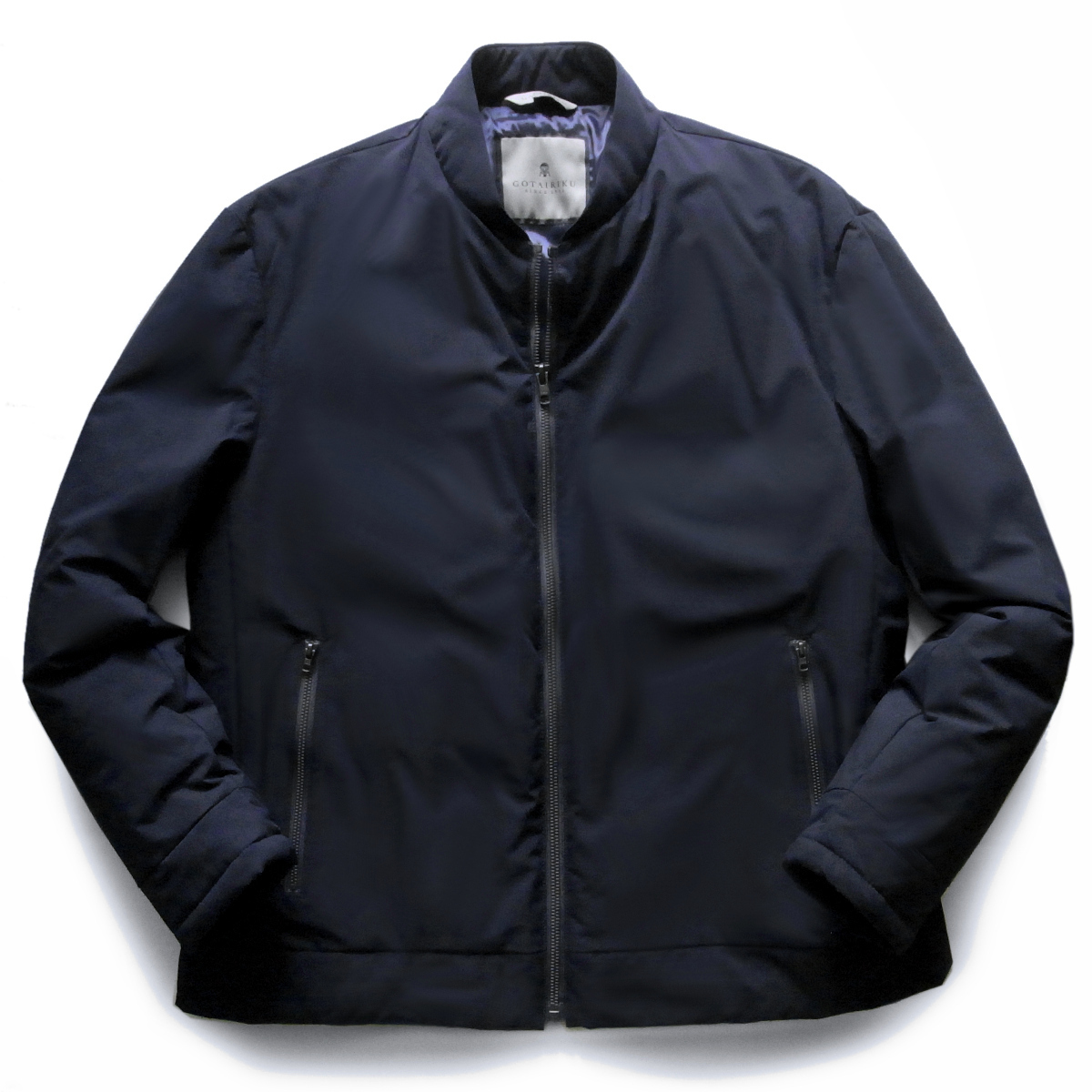 ◇◆GOTAIRIKU（五大陸）/秋冬春の３シーズンで活躍！実用的で費用対効果に優れたダウンインナーブルゾン２ｗａｙジャケット【BL】/5.9万_画像8